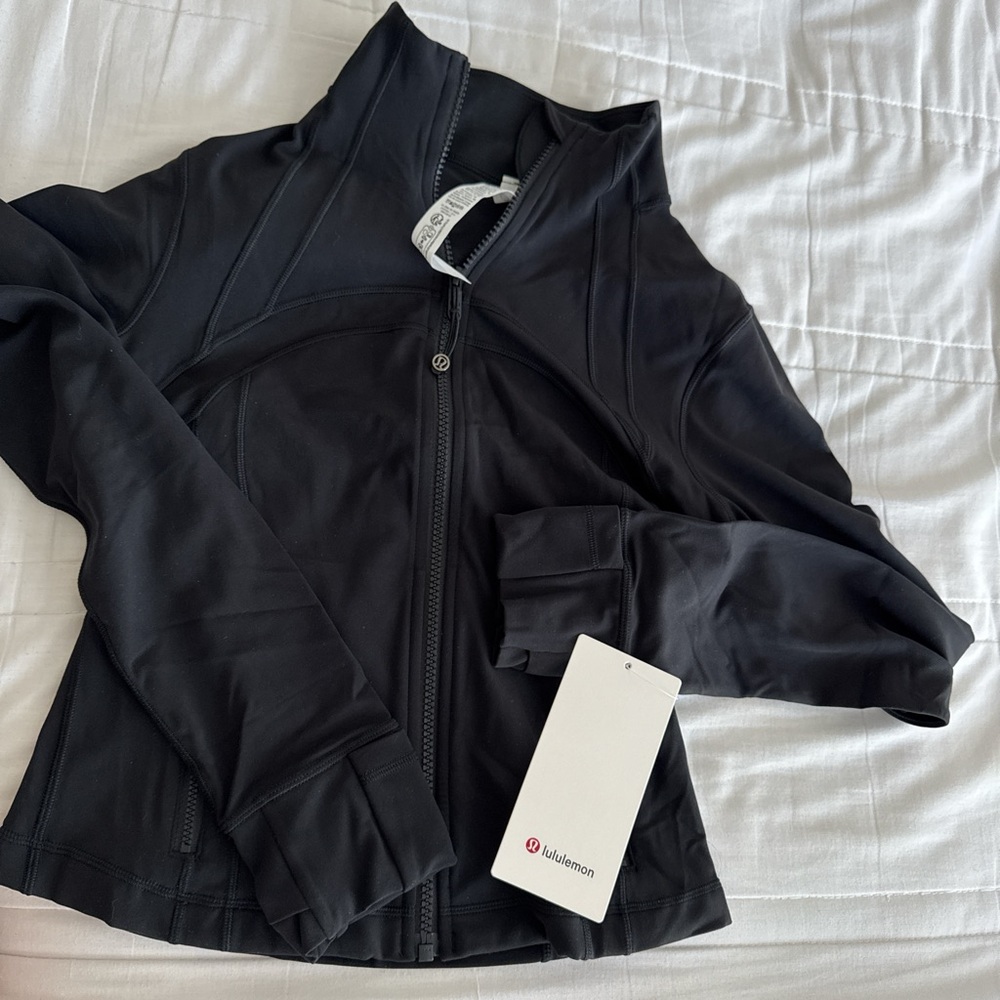Lululemon Athletica Black Utility Jacket with Mock Neck brand New